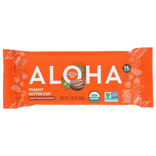 Aloha ,  Bar Protein Pnt Butter Cup 1.98 Ounce,  Case of 12