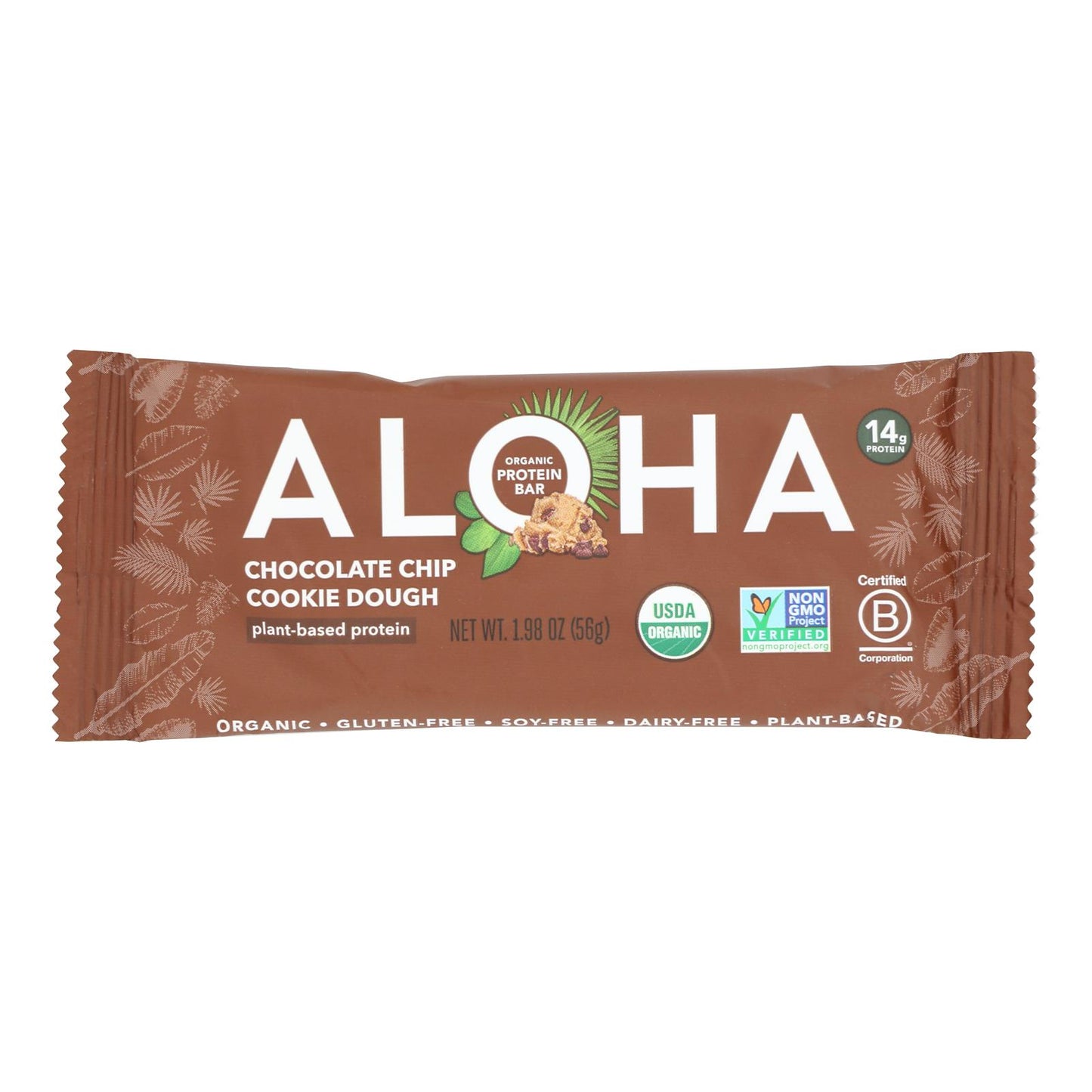 Aloha - Bar Chocolate Chips Cookie Dgh - Case of 12-1.98 Ounce