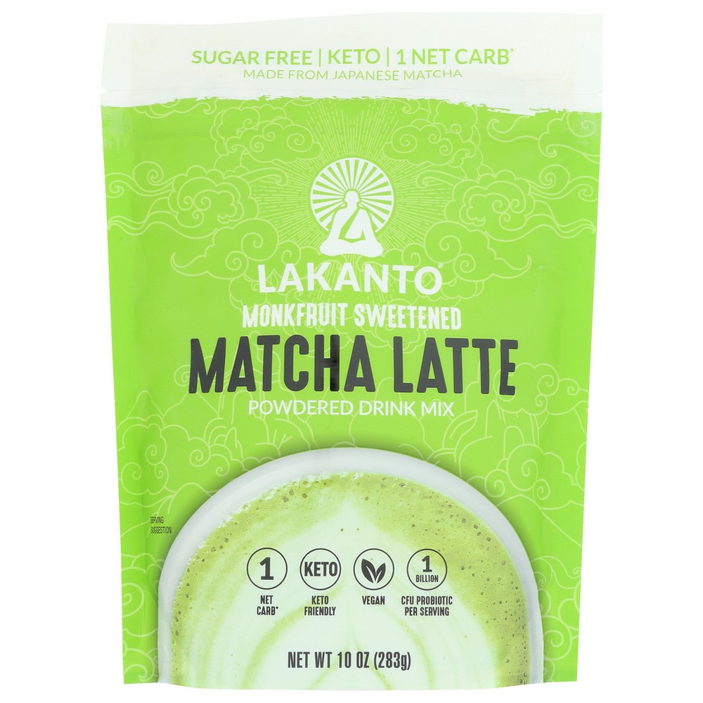 Lakanto® Lfg-033, Lakanto Monkfruit Sweetened Matcha Latte, 10 Oz.,  Case of 8