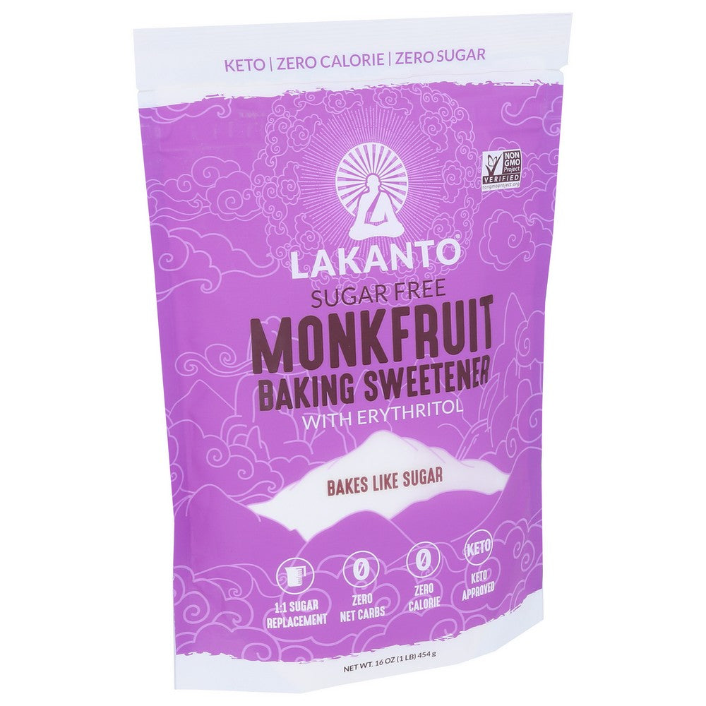 Lakanto Lfg-055,  Monkfruit Baking Sweetener 16 Ounce,  Case of 8