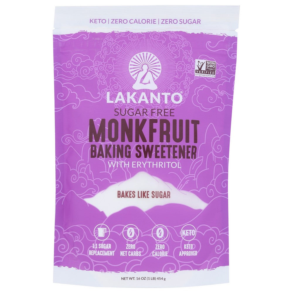 Lakanto Lfg-055,  Monkfruit Baking Sweetener 16 Ounce,  Case of 8