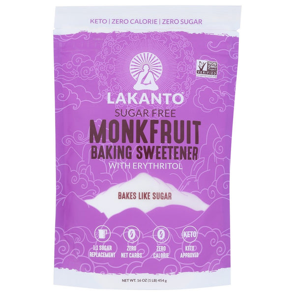 Lakanto Lfg-055,  Monkfruit Baking Sweetener 16 Ounce,  Case of 8