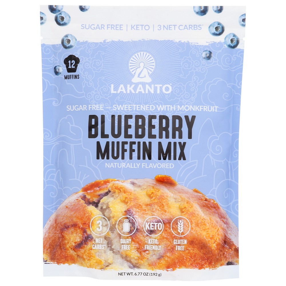 Lakanto Mix Baking Blubrry Muffin - 7 Ounce,  Case of 8