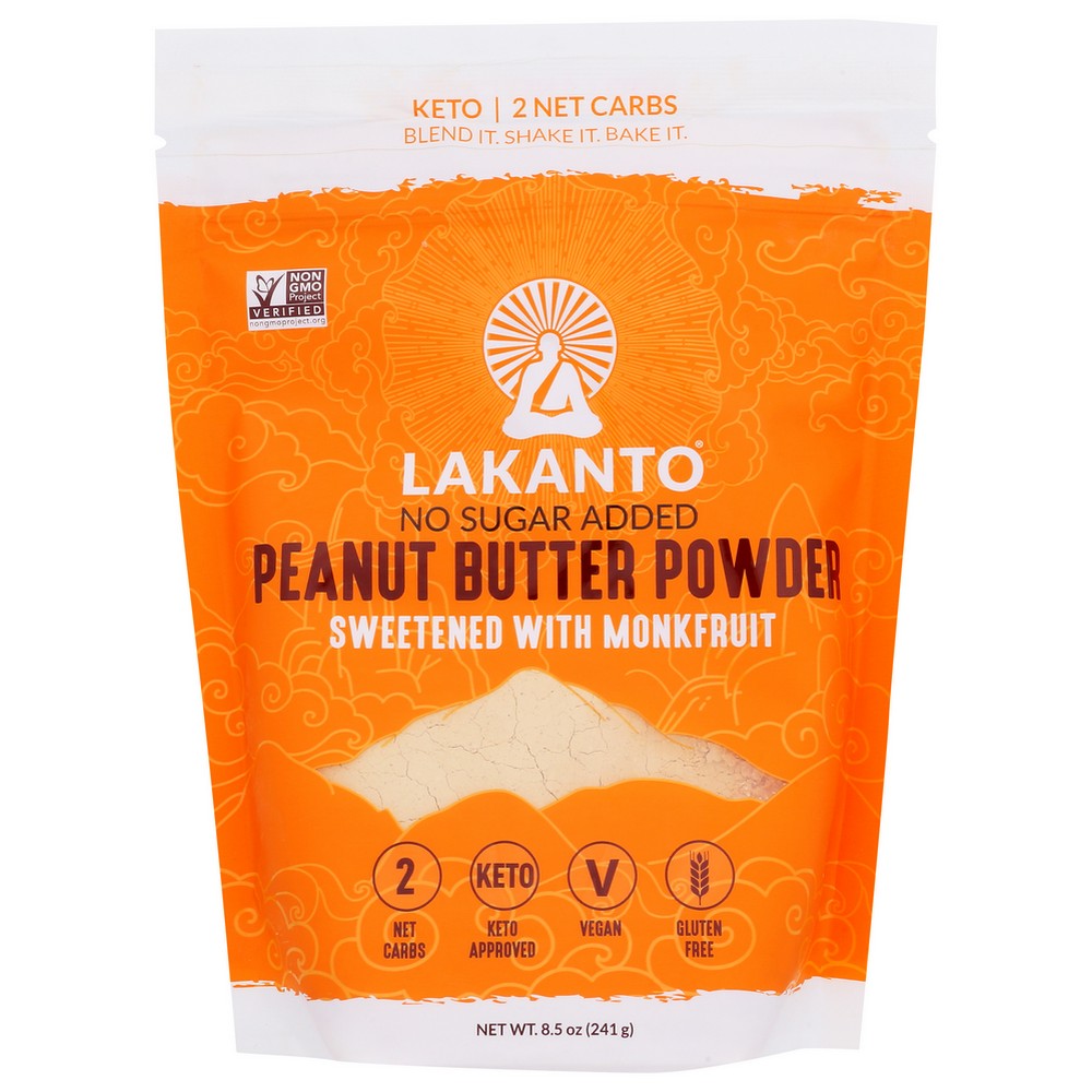 Lakanto Powder Peanut Butter - 9 Ounce,  Case of 8