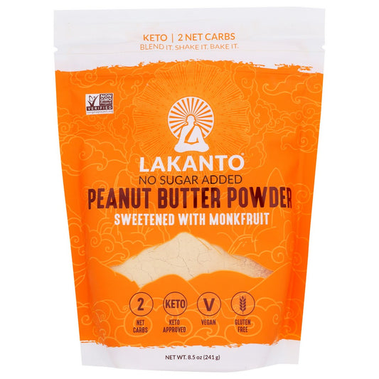 Lakanto Powder Peanut Butter - 9 Ounce,  Case of 8