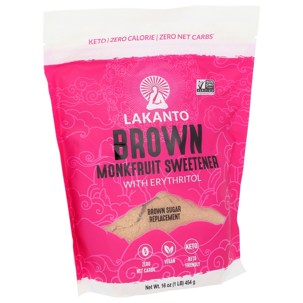 Lakanto ,  Lakanto Sweetener Brown 1 Lb  16 Ounce,  Case of 8