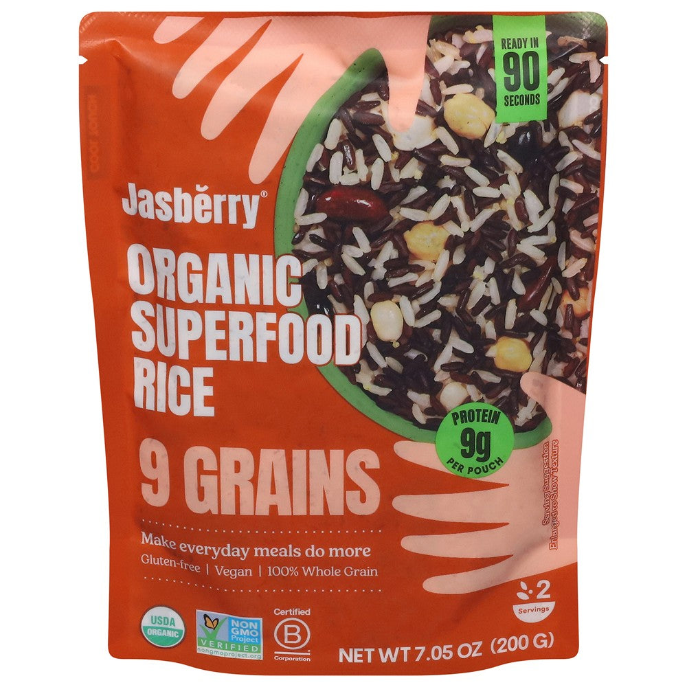 Jasberry - Sprfd Rice Og2 9 Grains - Case of 6-7.05 OZ