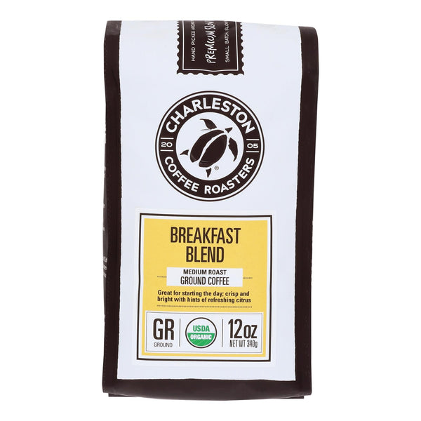 Charleston Coffee Roasters - Coffee Breakfast Ground - Case of 6-12 Ounce