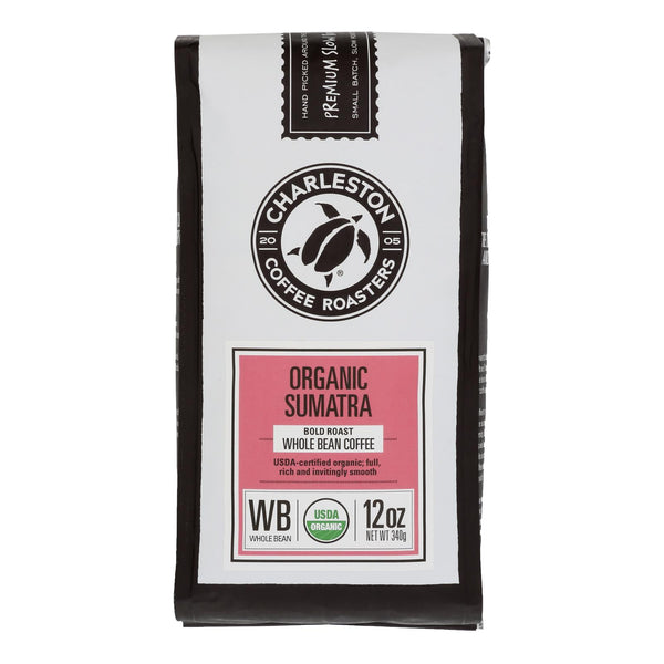 Charleston Coffee Roasters - Coffee Sumatra Whole Bean - Case of 6 - 12 Ounce