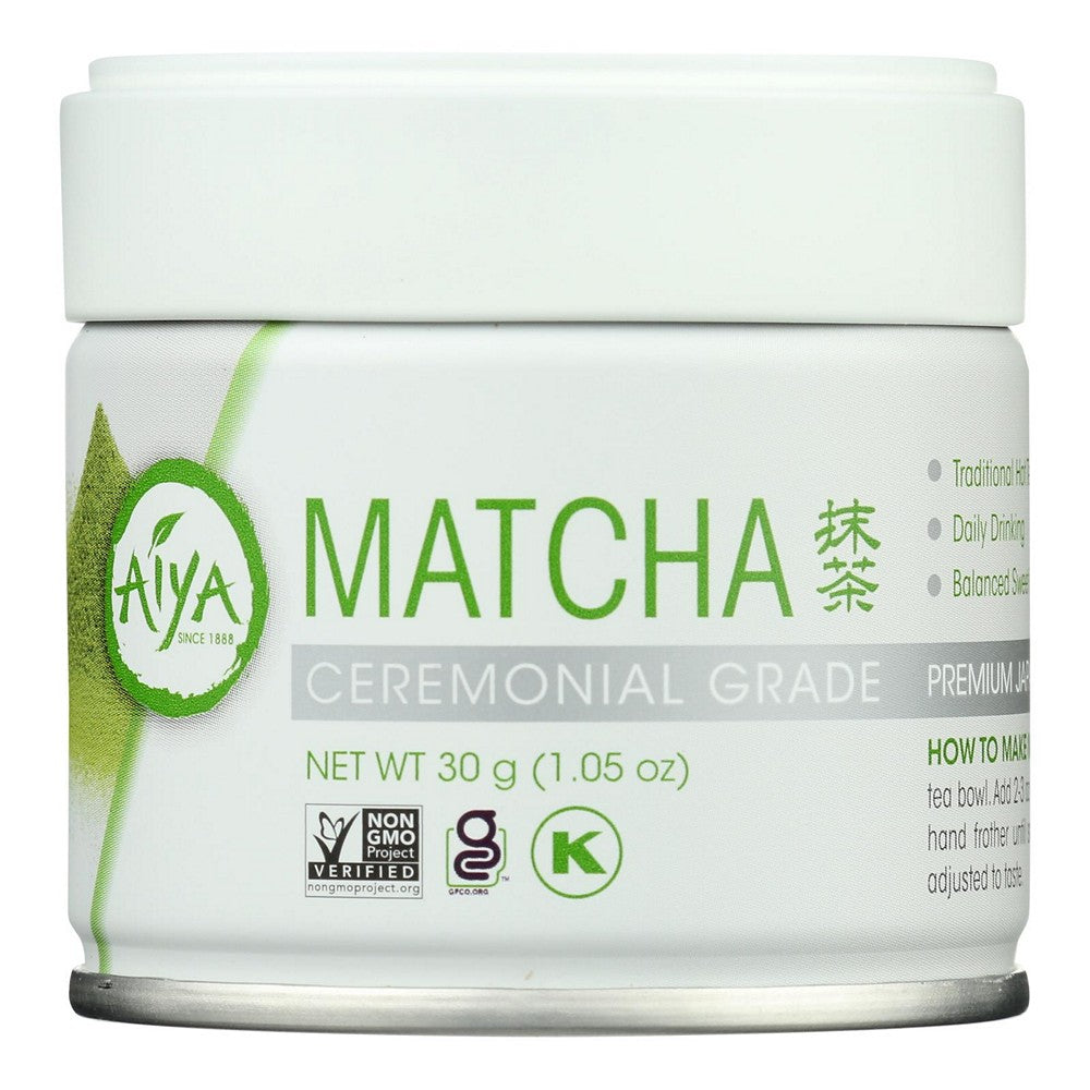 Aiya Tea - Organic Matcha - Ceremonial Grade - Case of 6 - 30 GRM