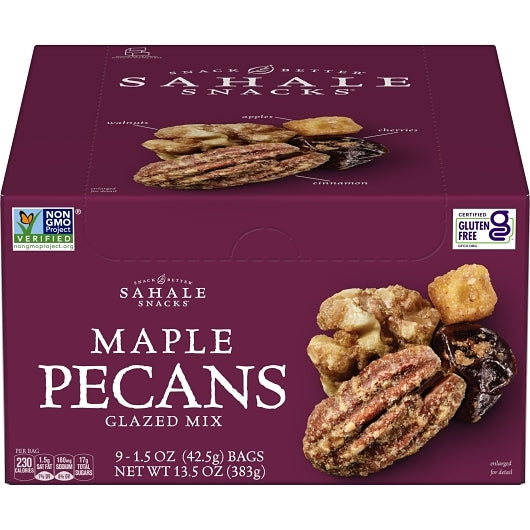 Sahale Maple Pecan Glazed Mix 1.5 Ounce Size - 108 Per Case