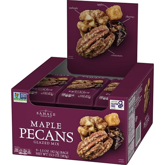 Sahale Maple Pecan Glazed Mix 1.5 Ounce Size - 108 Per Case