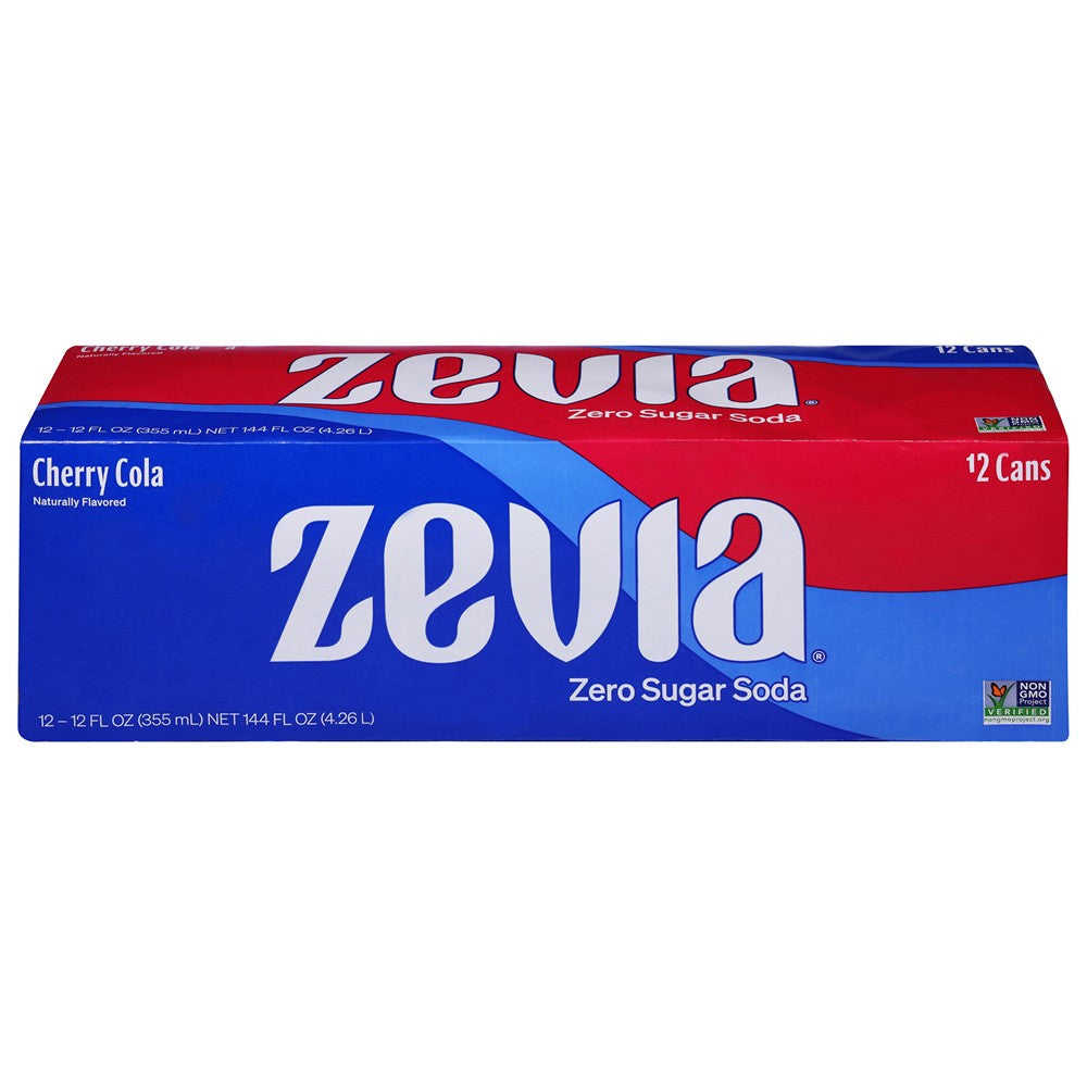 Zevia - Soda Cherry Cola - Case of 2-12/12 FZ