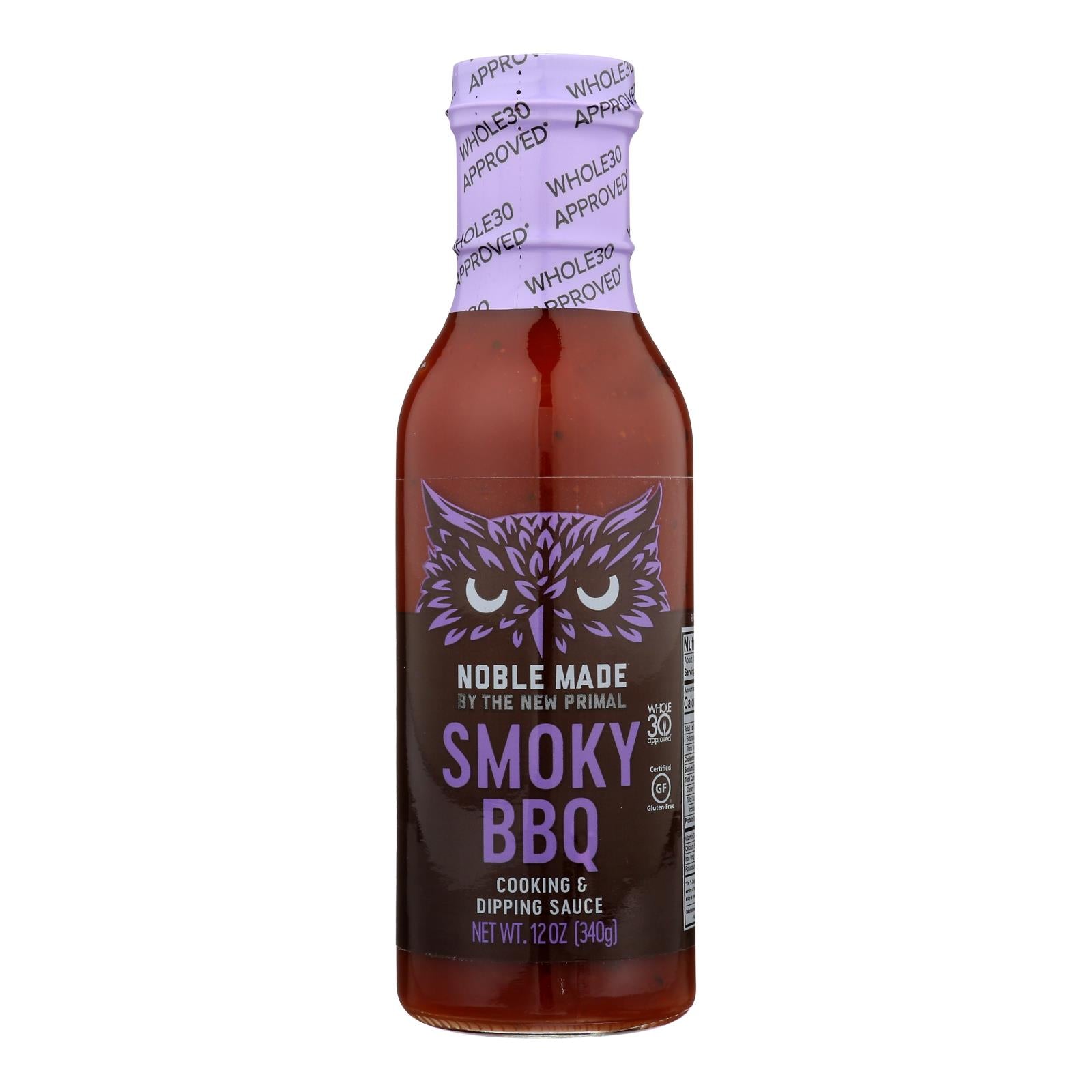 Noble Made - Sauce Barbecue Smoky - Case of 6-13 Ounces
