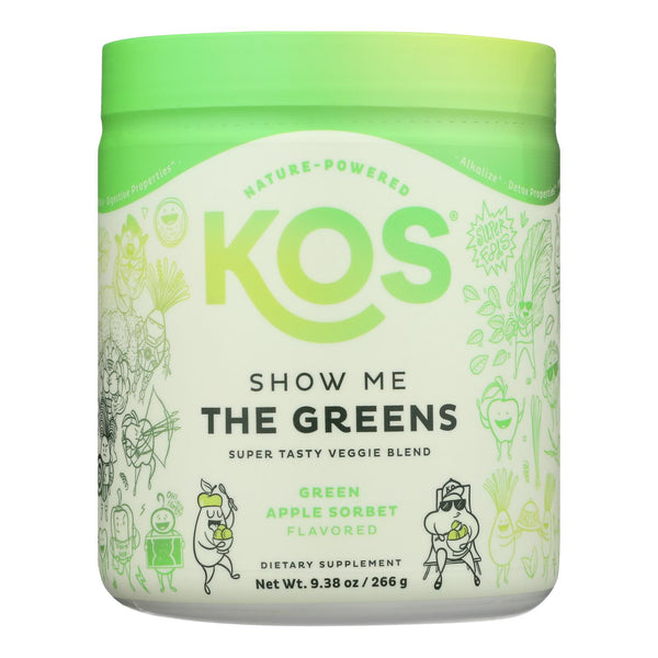 Kos - Veg Blend The Greens - 1 Each -9.38 Ounce