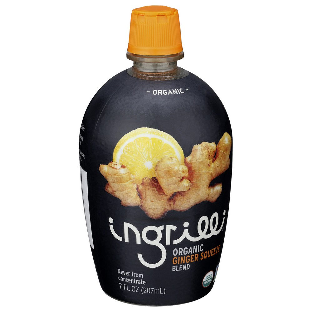 Ingrilli® 179182,  Organicanic Ginger Squeeze Blend 7 Fluid Ounce,  Case of 12