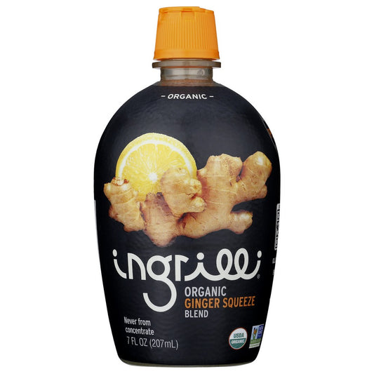 Ingrilli® 179182,  Organicanic Ginger Squeeze Blend 7 Fluid Ounce,  Case of 12