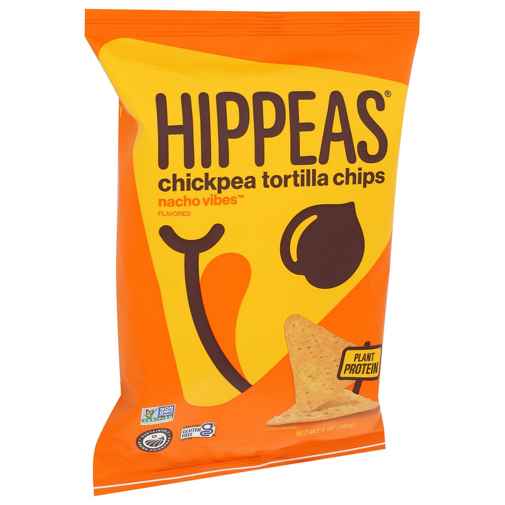 Hippeas Chips Tortilla Nacho Vbs - 5 Ounce,  Case of 12