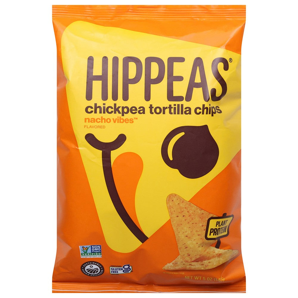 Hippeas - Chkpea Nacho Tortila Chps - Case of 12-5 OZ