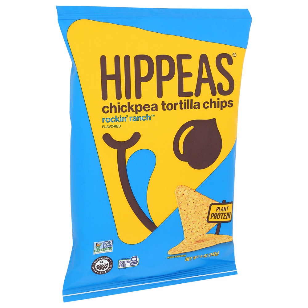 Hippeas Chip Tortilla Ranch Rckn - 5 Ounce,  Case of 12