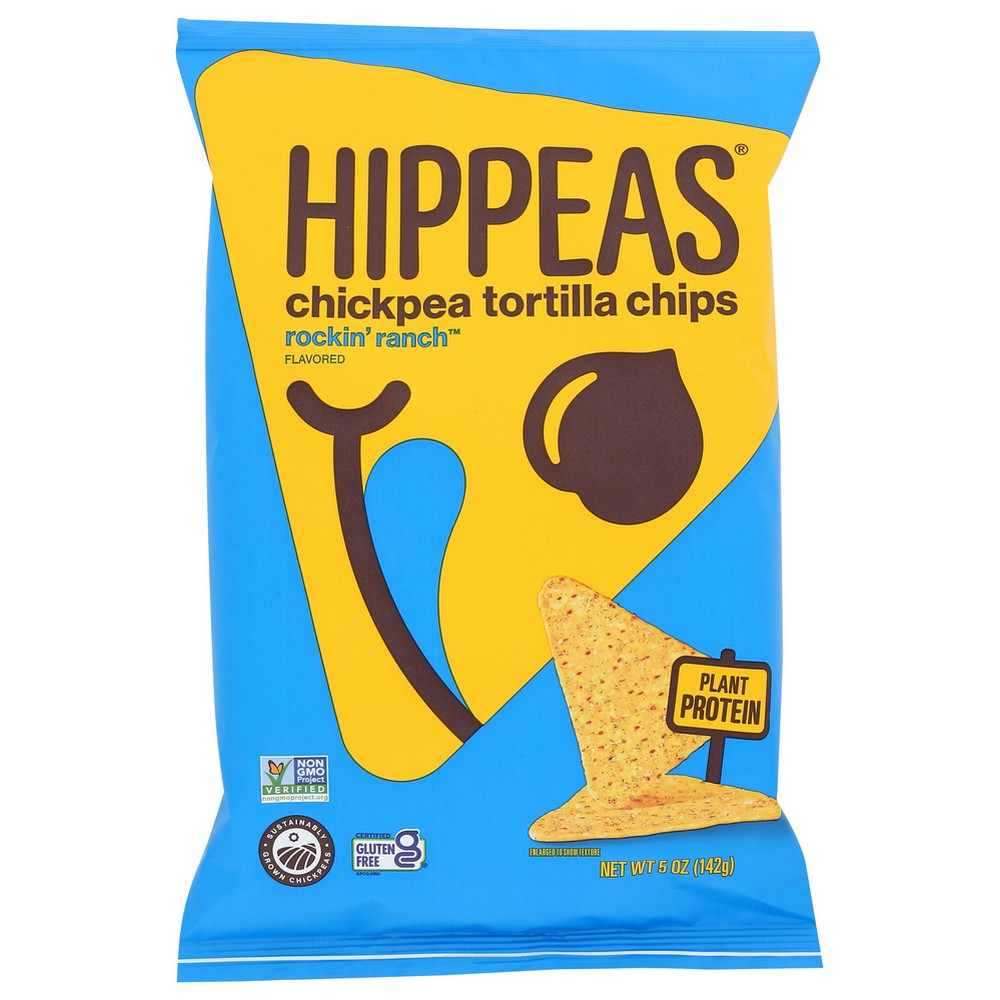 Hippeas Chip Tortilla Ranch Rckn - 5 Ounce,  Case of 12