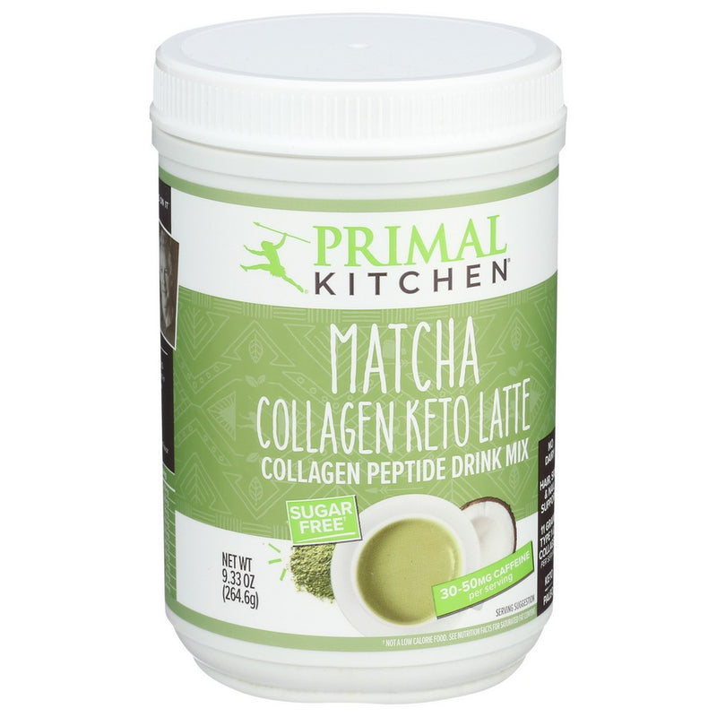 Primal Kitchen Collagen Keto Latte Matcha Drink Mix 9.33 oz