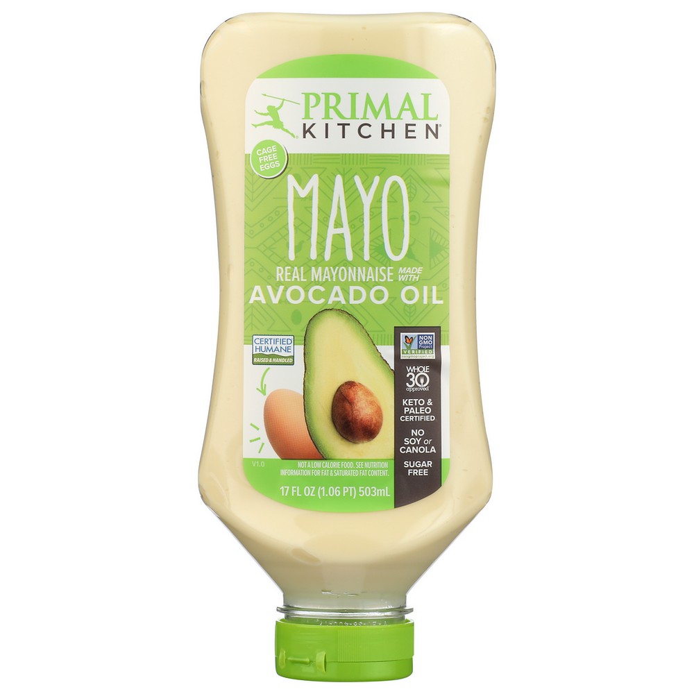 Primal Kitchen 108500046398530000,  Squeeze Mayo Made With Avocado Oil 17 Fluid Ounce,  Case of 6