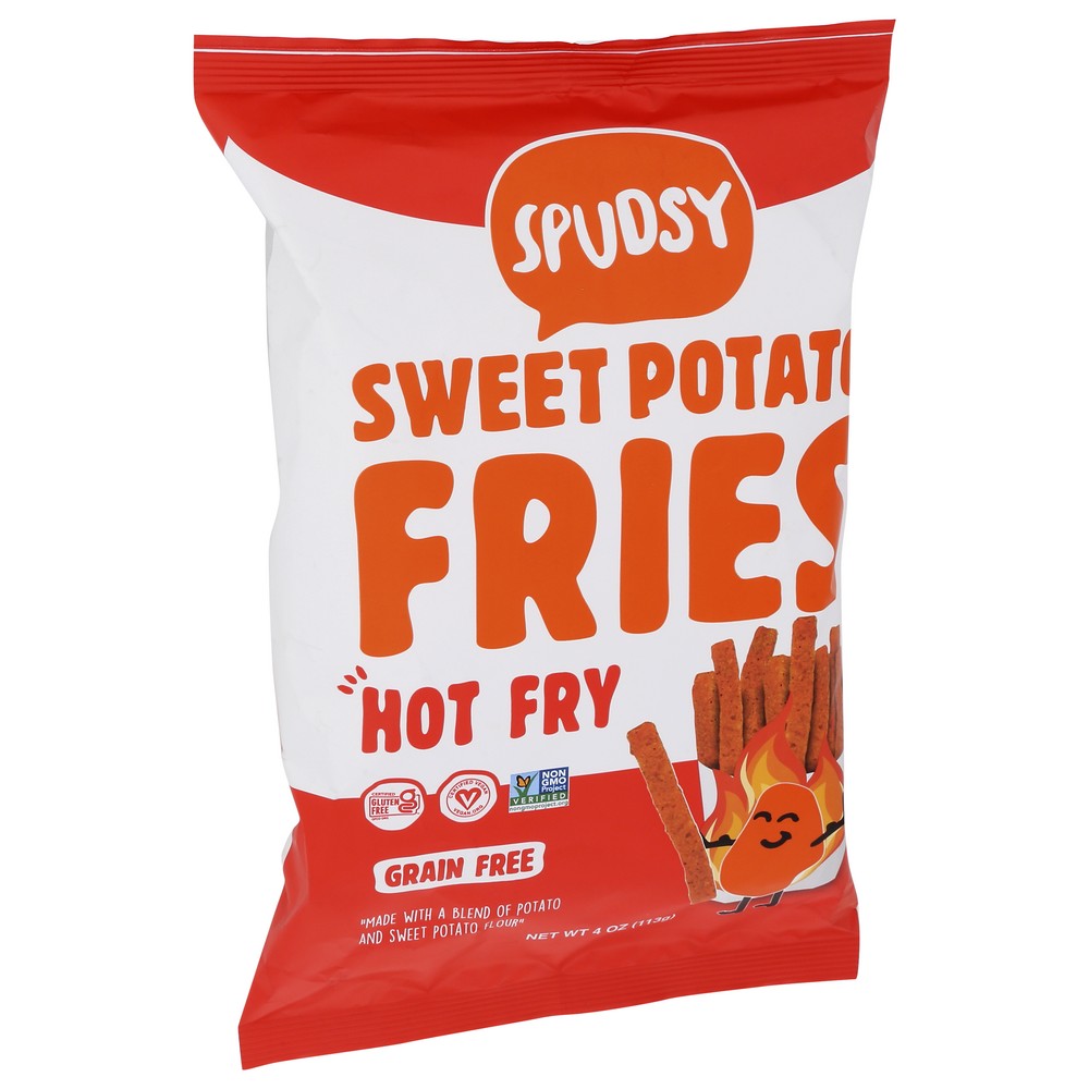 Spudsy ,  Fries Swt Potato Hot 4 Ounce,  Case of 12