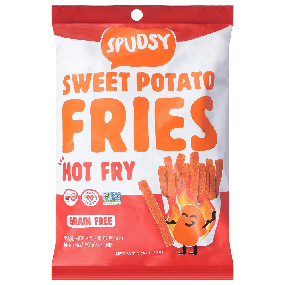 Spudsy - Fries Swt Potato Hot Fry - Case of 12-4 OZ