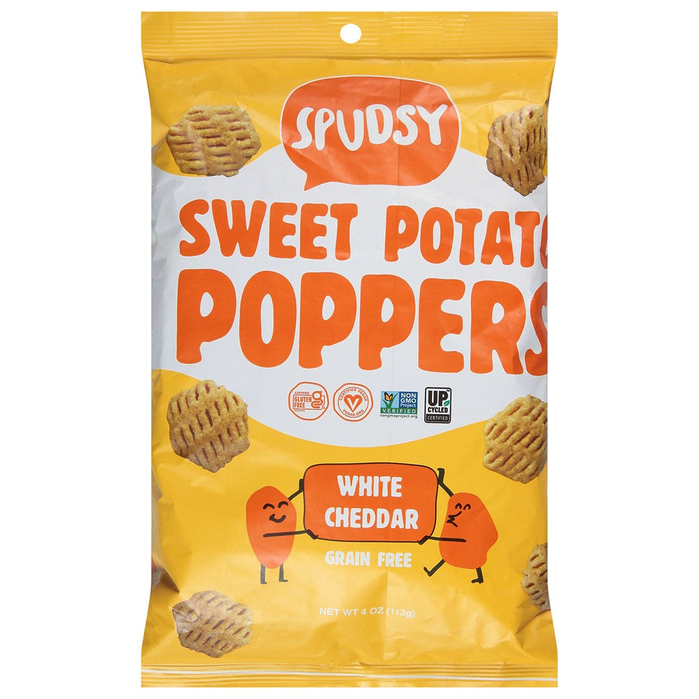 Spudsy - Popper Swt Pot White Ched - Case of 9-4 OZ