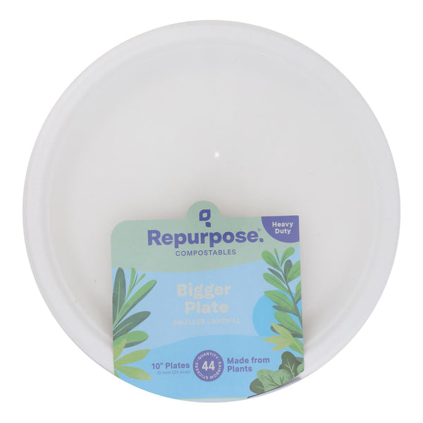 Repurpose - Plate Bagasse Compst 10in - Case of 6-44 Count