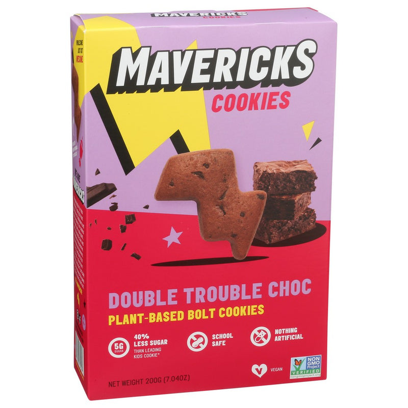 Mavericks Cookies Double Chocolate - 7 Ounce, Case of 8