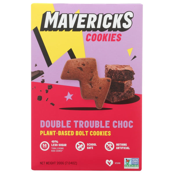 Mavericks Cookies Double Chocolate - 7 Ounce, Case of 8