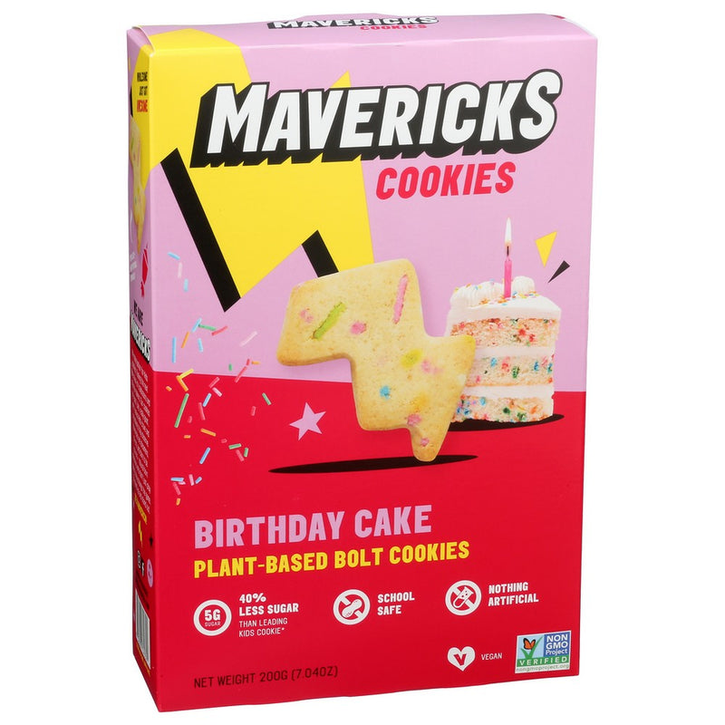 Mavericks Cookies Birthday Cake - 7 Ounce, Case of 8