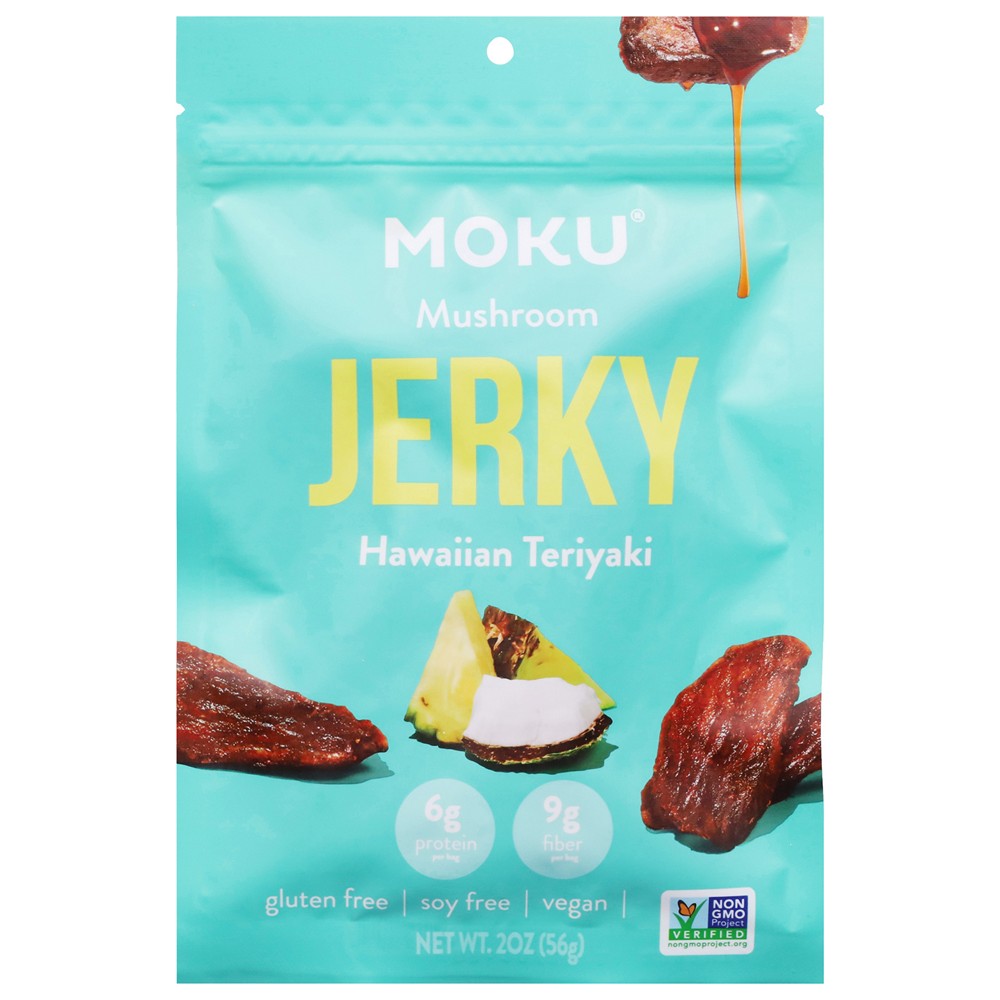 Moku - Plnt Bs Jerky Hawain Teri - Case of 8-2 OZ