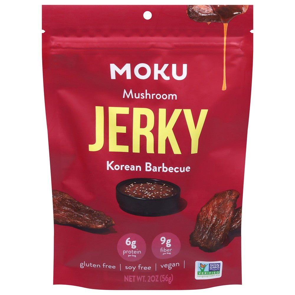 Moku - Plant Bs Jerky Korean Bbq - Case of 8-2 OZ