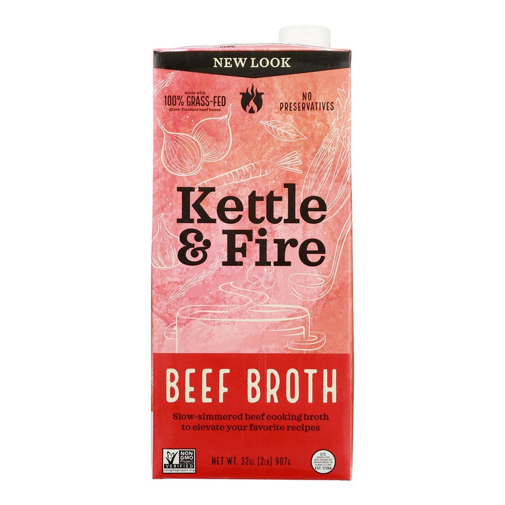 Kettle And Fire - Broth Beef - Case of 8-32 OZ
