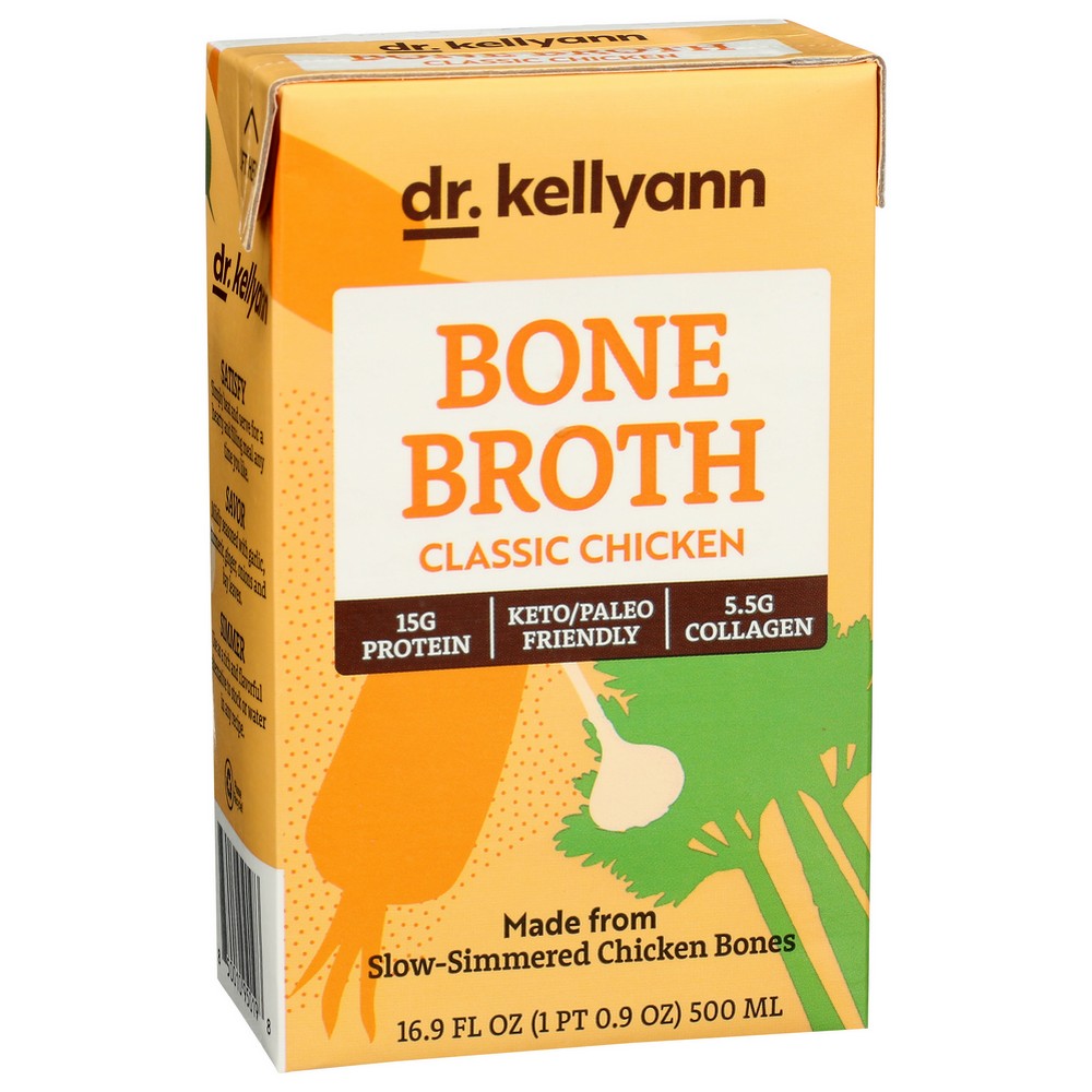 Dr. Kellyann Bbccdka,  Bone Broth 16.9 Fluid Ounce,  Case of 6