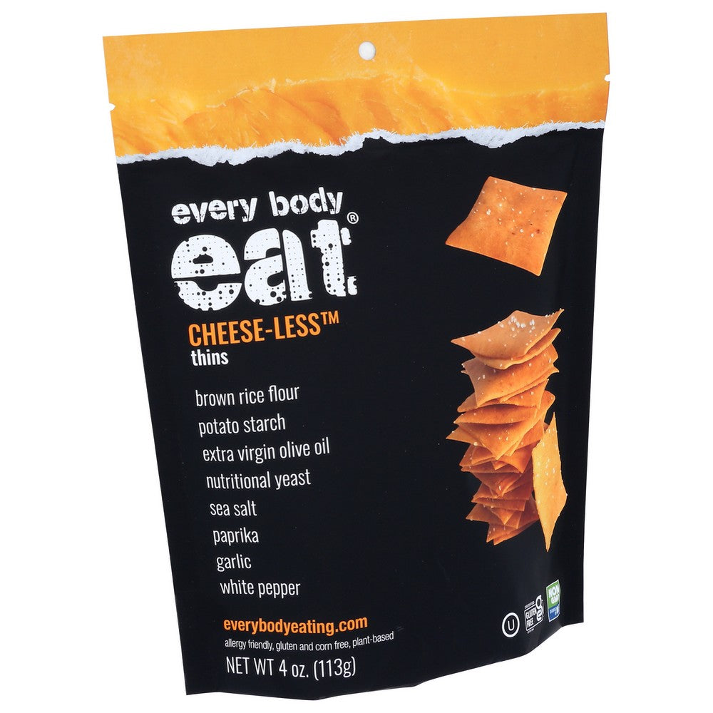 Every Body Eat®, Snack Thins Cheese-Less 4 Ounce, Case of 6