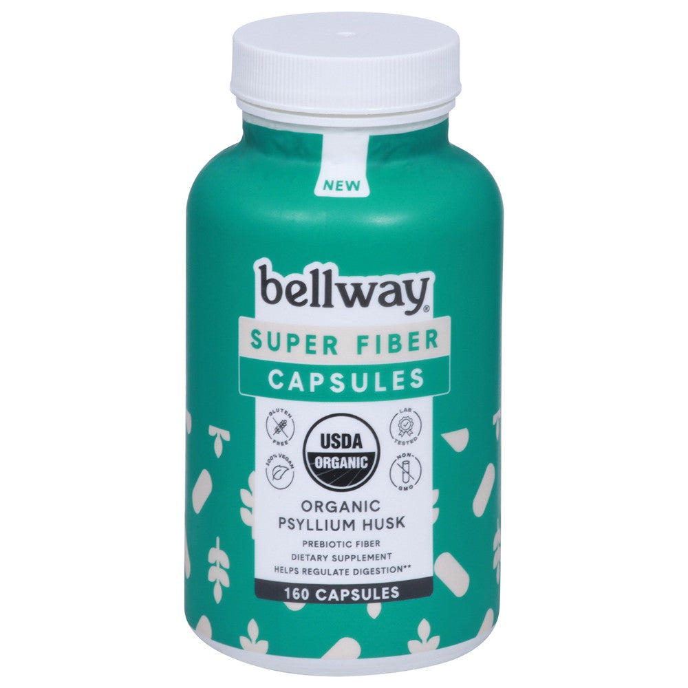 Bellway - Supp Organic Super Fiber Caps - EA of 1-160 CT