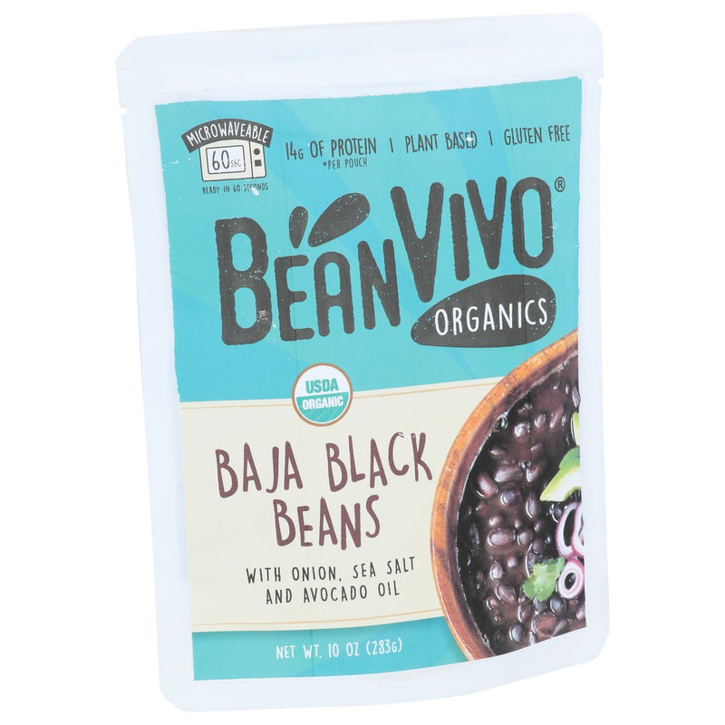 Beanvivo Beans Baja Black Organic - 10 Ounce, Case of 6