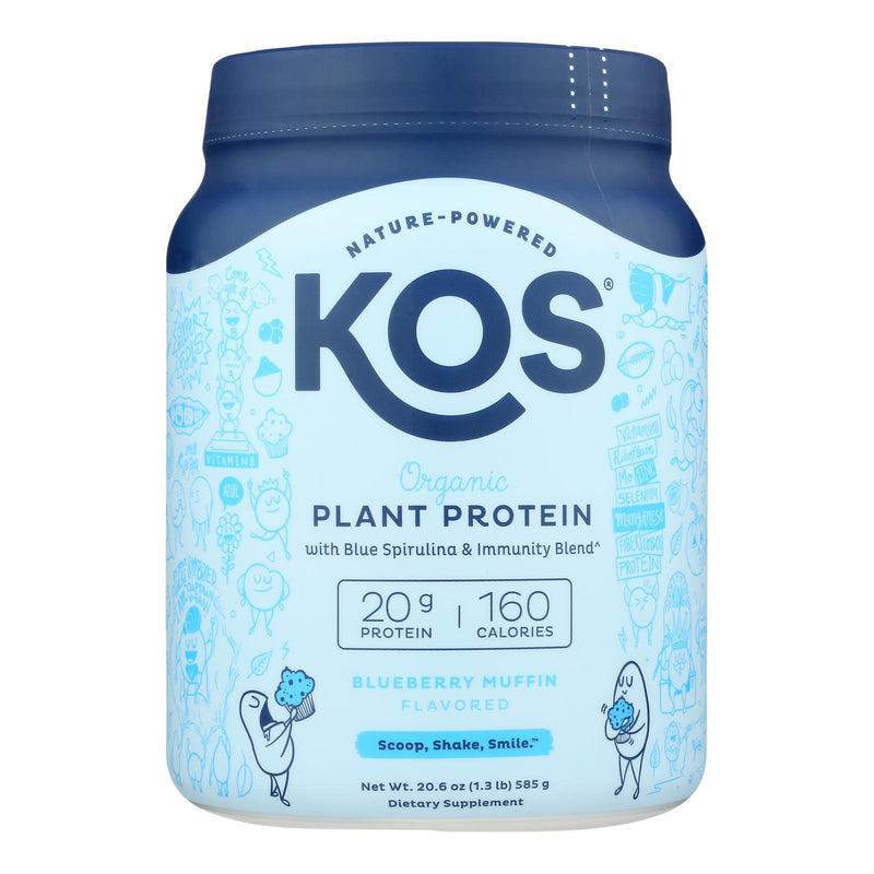 Kos - Prot Powder Blueberry - 1 Each-20.6 Ounce