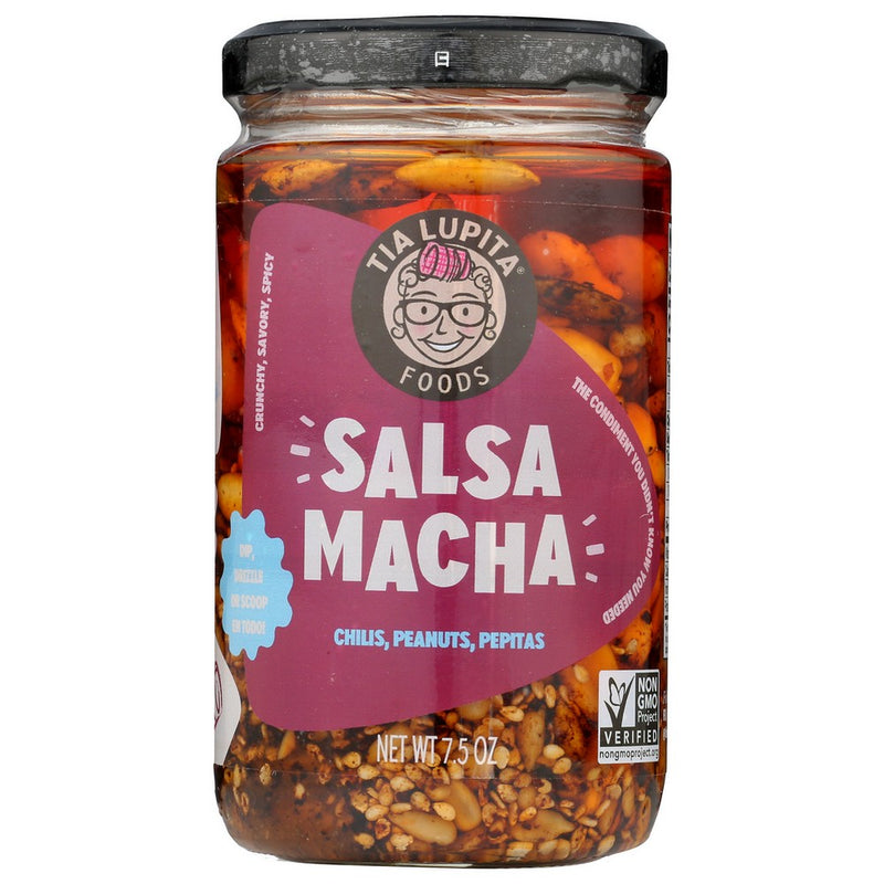 Tia Lupita Foods Salsa Mcha Chl Pnut Ppita - 8 Ounce, Case of 6