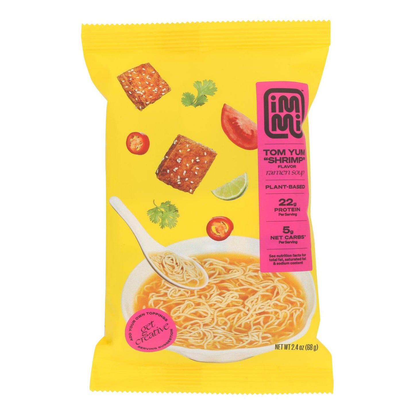 Immi - Ramen Tom Yum - Case of 6-2.4 Ounce