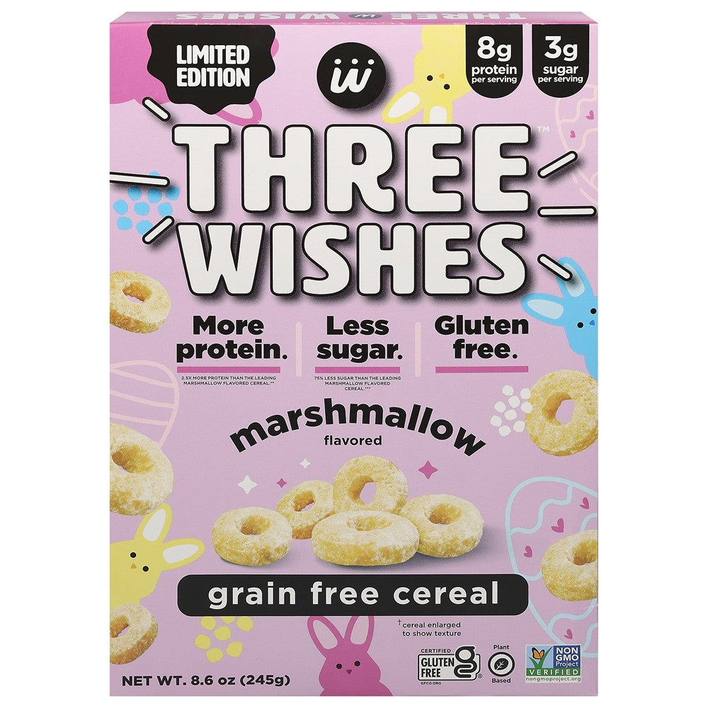 Three Wishes - Cereal Marshmallow Gf - Case of 6-8.6 OZ