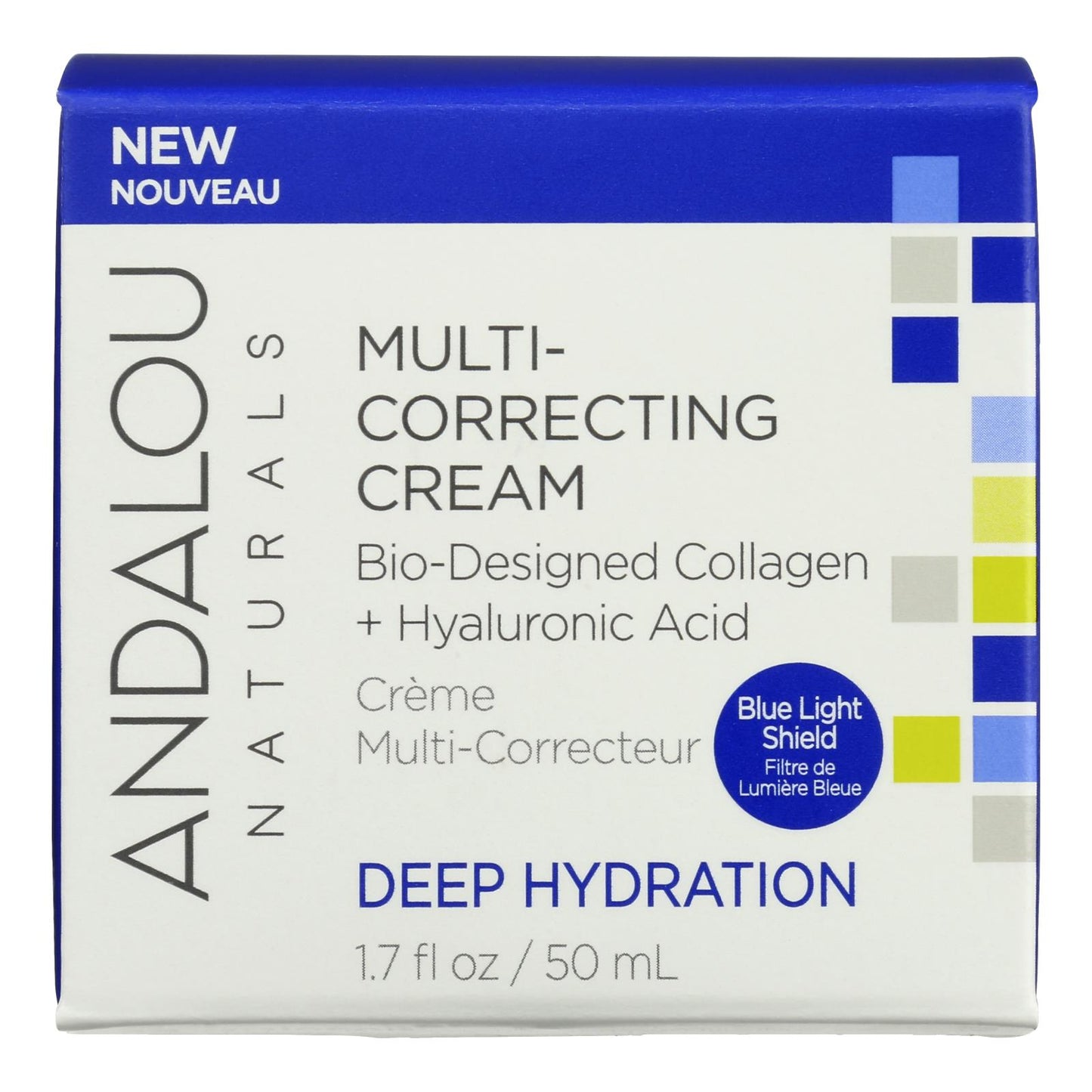 Andalou Naturals - Cream Dp Hyd Mlt Crrcting - 1 Each-1.7 Fluid Ounce