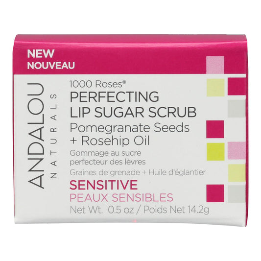 Andalou Naturals - Lip Sugar Scrub - 1 Each-0.5 Ounce