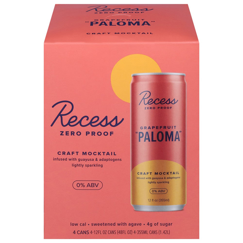 Recess - Mcktail Grapefruit Paloma - Case of 6-4/12 FZ