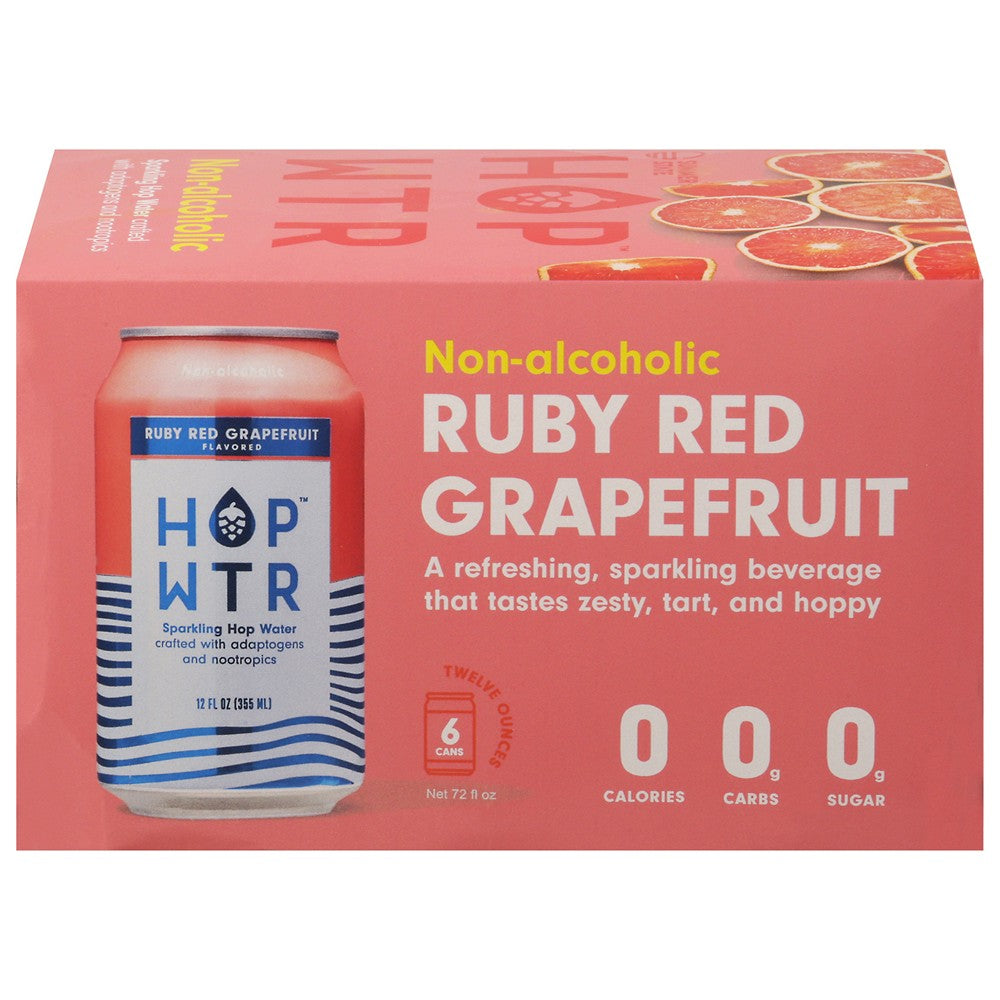Hop Wtr - Hop Water Spk Grpfrt 6pk - Case of 4-6/12 FZ