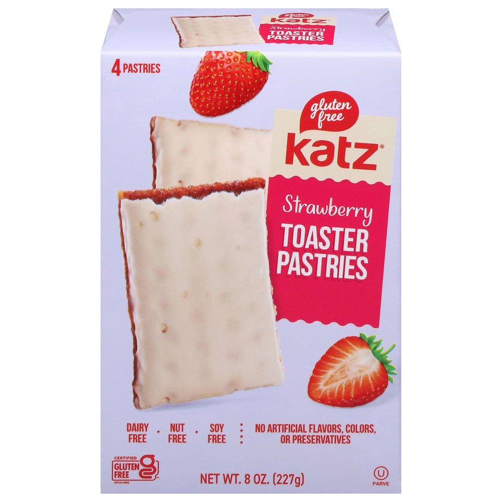 Katz Gluten Free - Straw Toaster Pastry - Case of 6-8 OZ